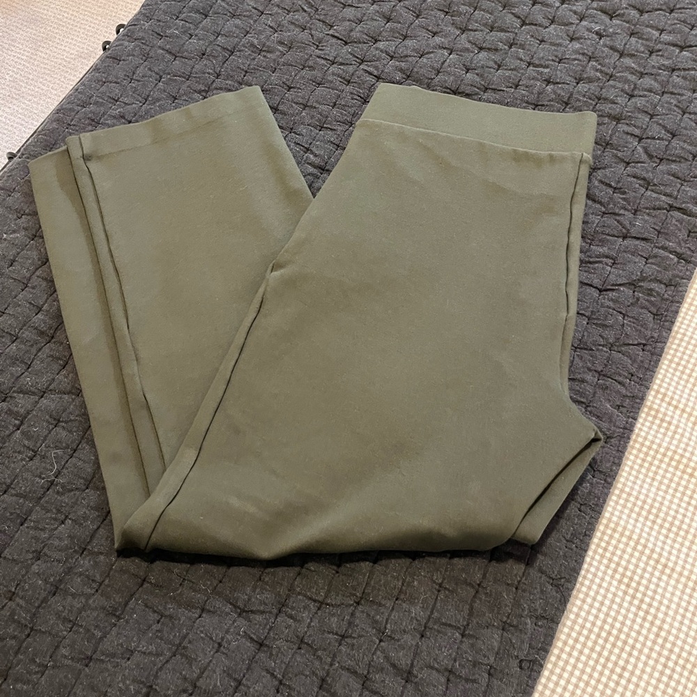 LOFT Ponte Crop straight leg pant